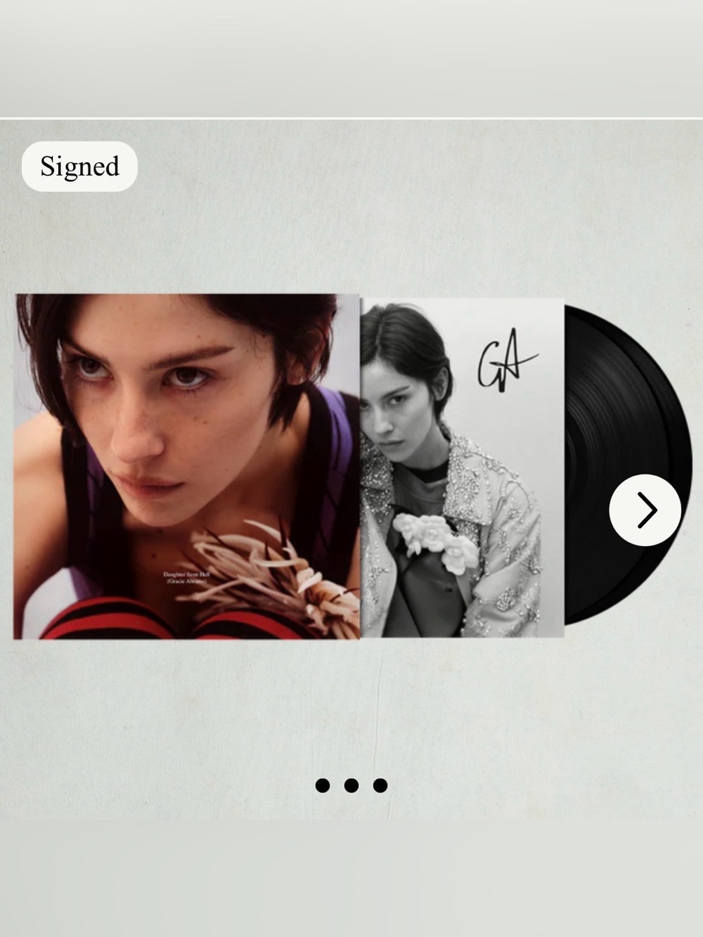 New Sealed Gracie Abrams Daughter From Hell Signed Vinyl